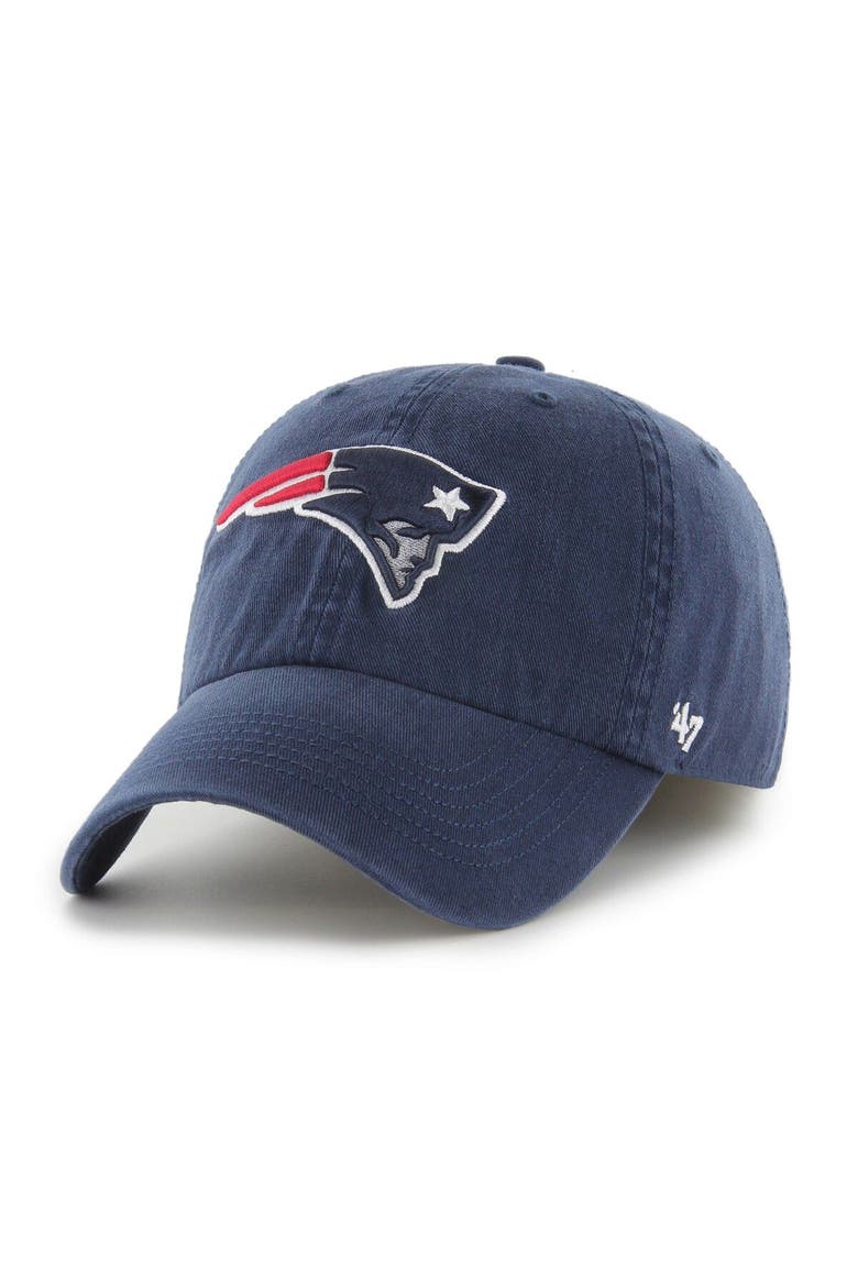Men's '47 Navy New England Patriots Franchise Logo Fitted Hat, Main, color, Navy