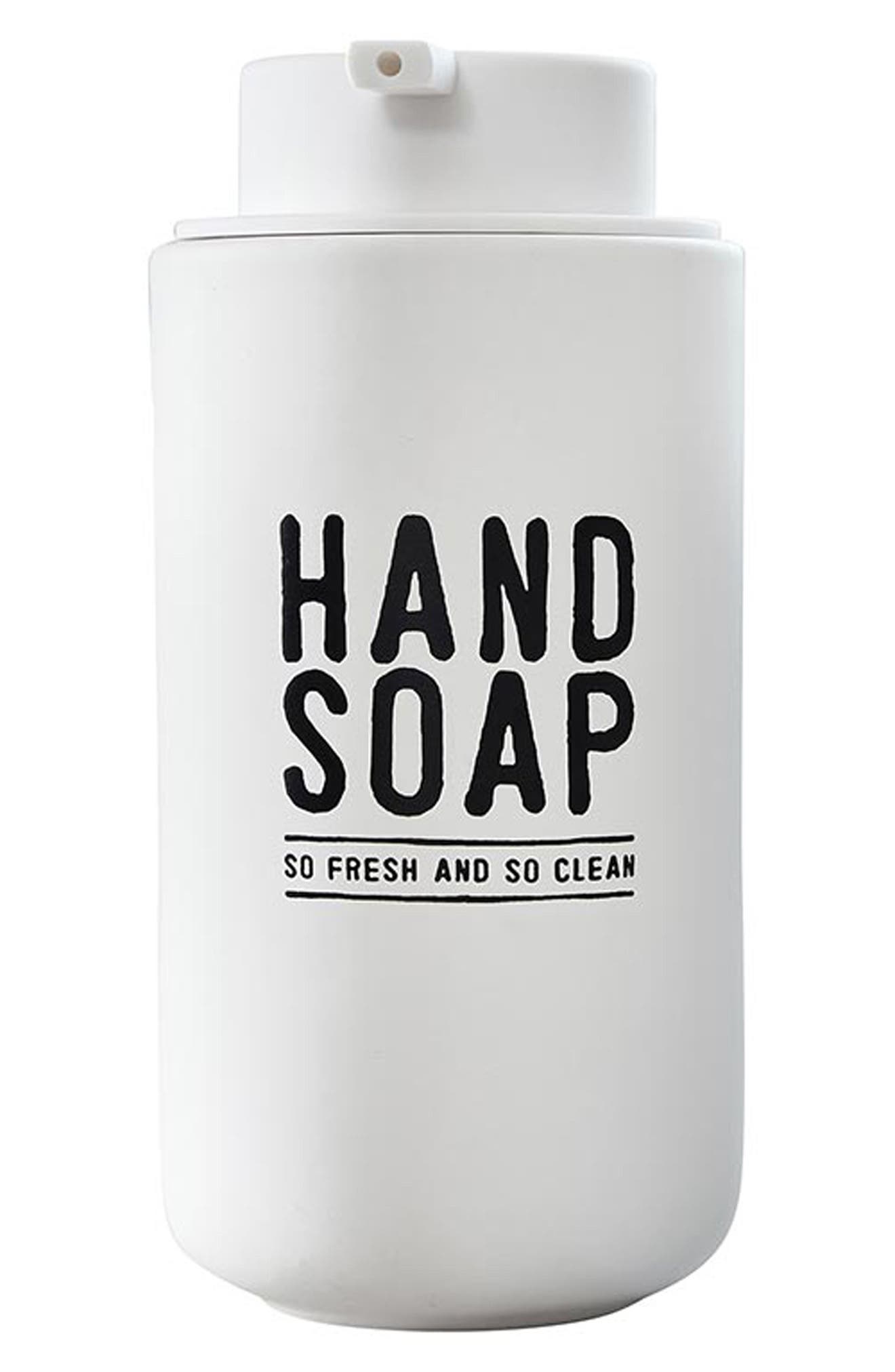 So Fresh Glass Soap Dispenser
