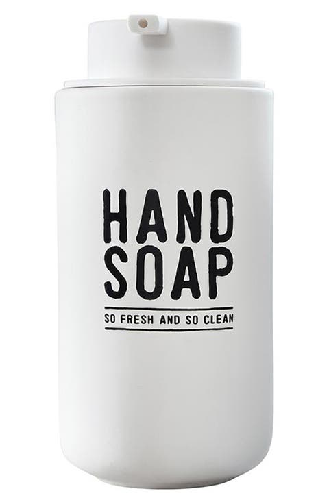 So Fresh Glass Soap Dispenser