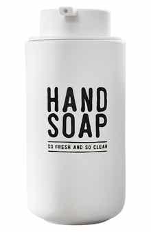 So Fresh Glass Soap Dispenser