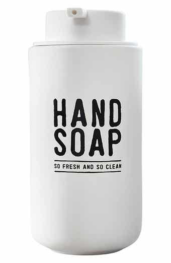 So Fresh Glass Soap Dispenser