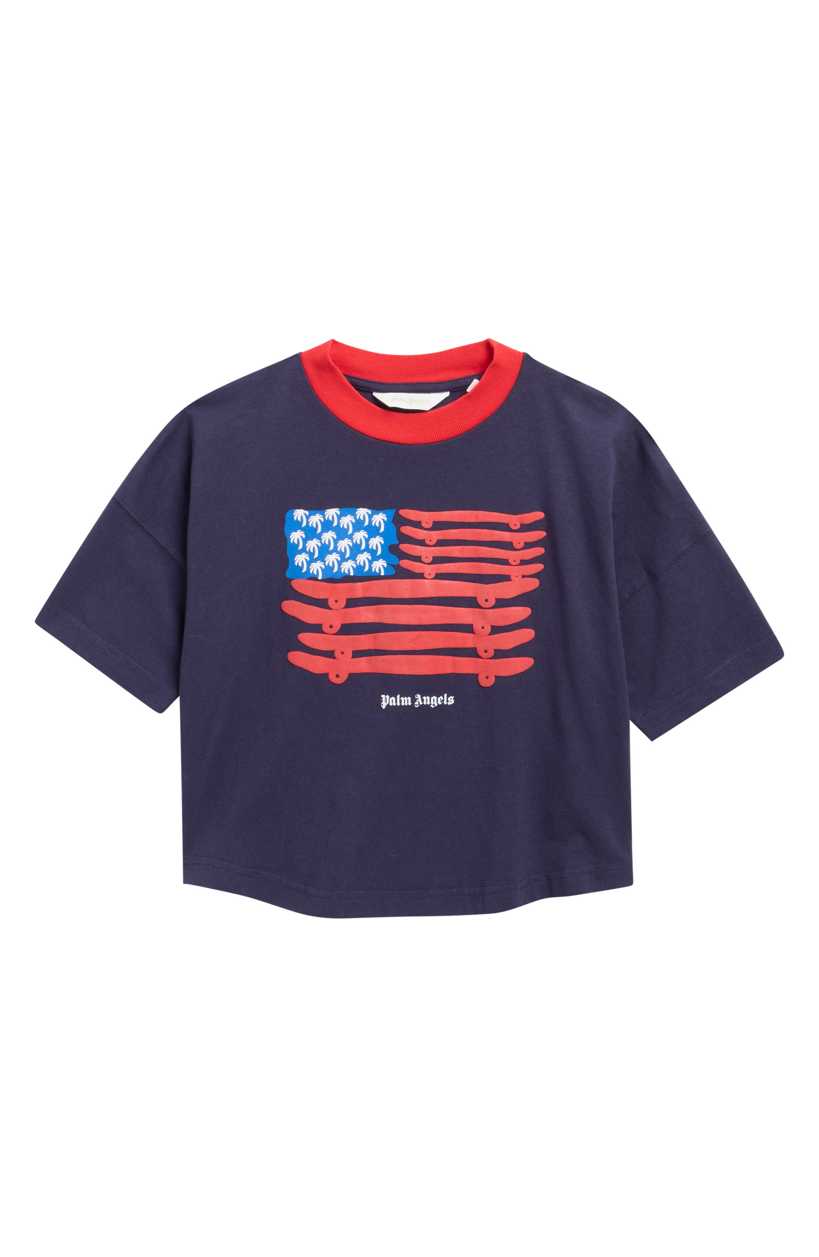 Kids' Flag Cotton Graphic T-Shirt