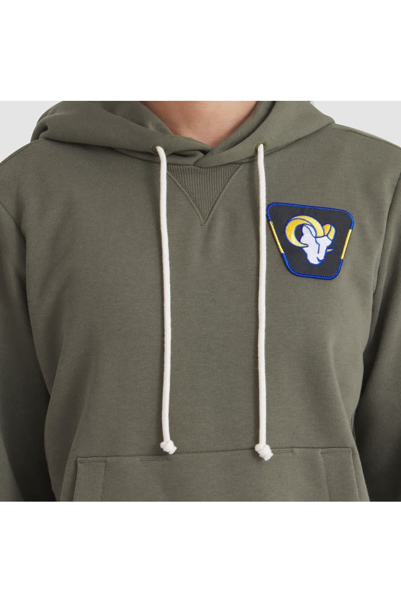 Women's Nike Olive Los Angeles Rams 2025 Salute to Service Sideline Standard Issue Dri-FIT Hoodie, Alternate, color, Olive