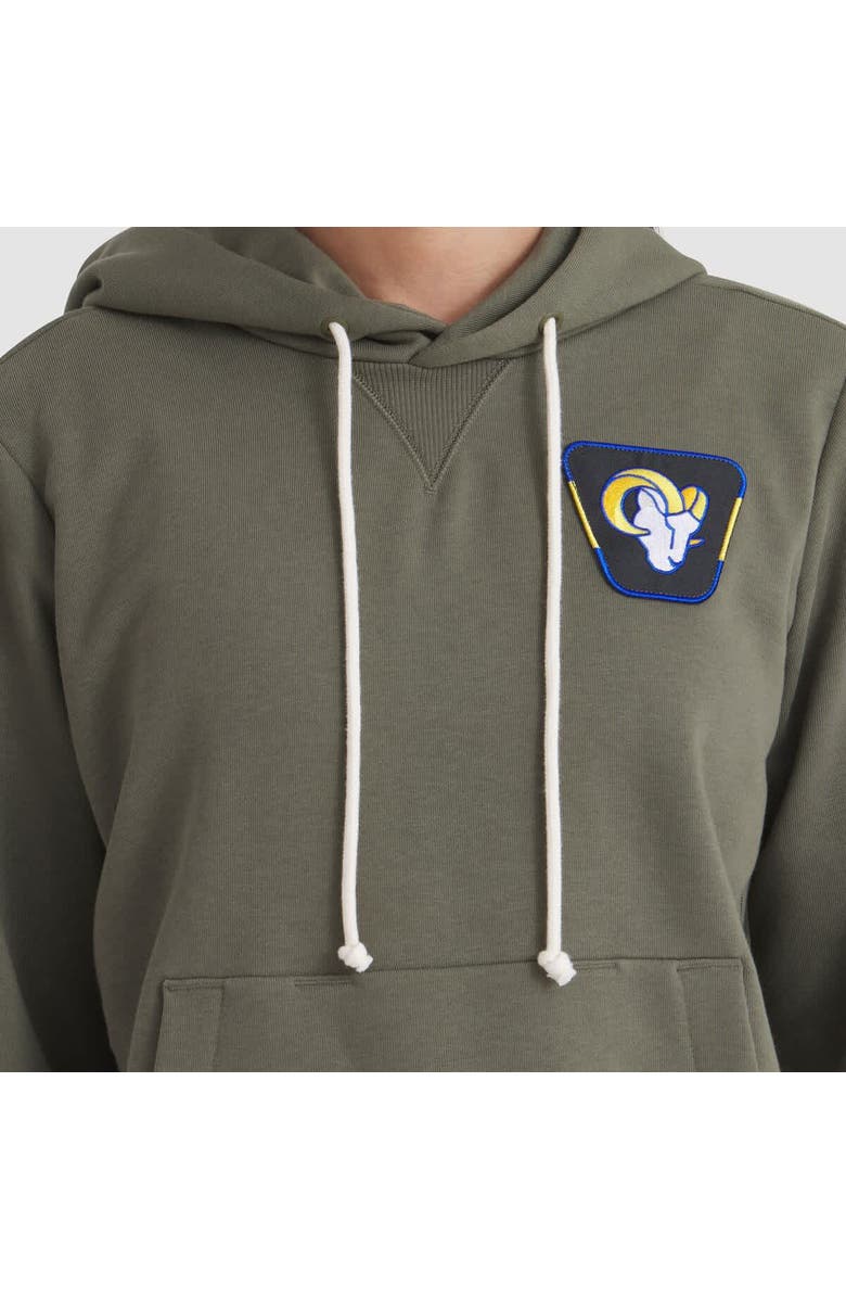 Nike Women's Nike Olive Los Angeles Rams 2025 Salute to Service Sideline Standard Issue Dri-FIT Hoodie, Alternate, color, Olive