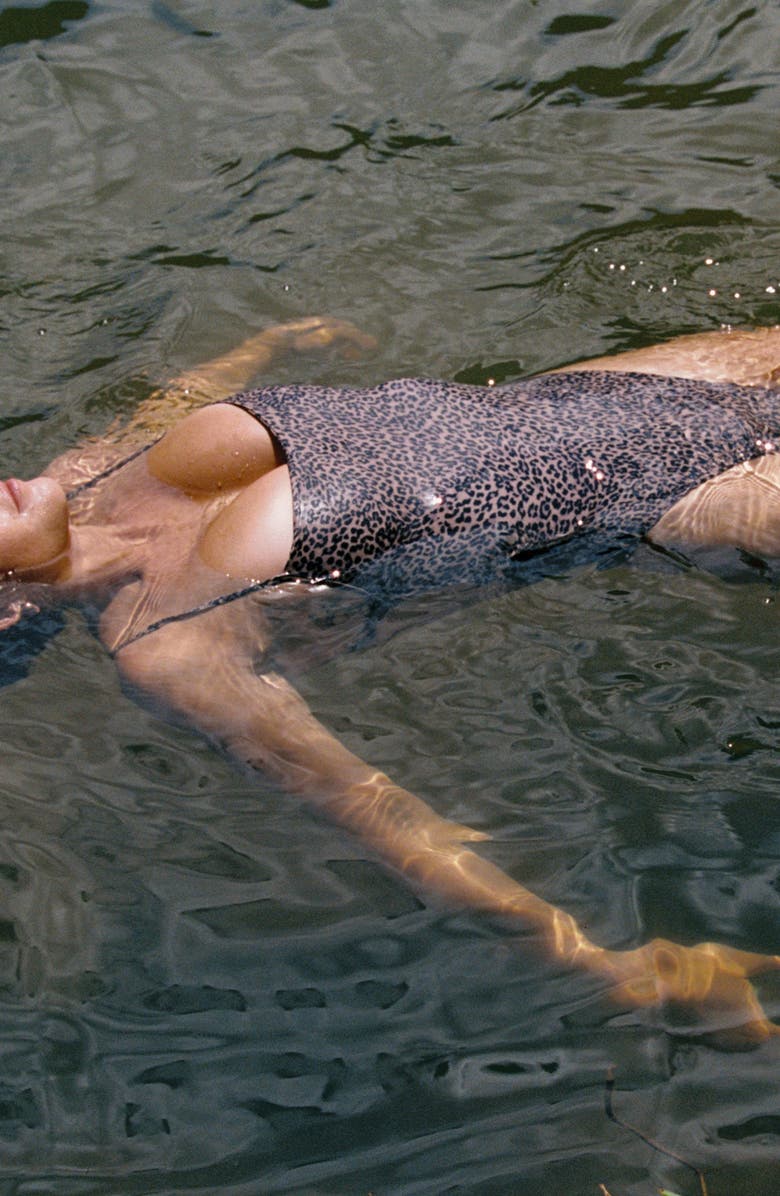 Stone Fox Swim Tahlia One-Piece Swimsuit, Alternate, color, Selva