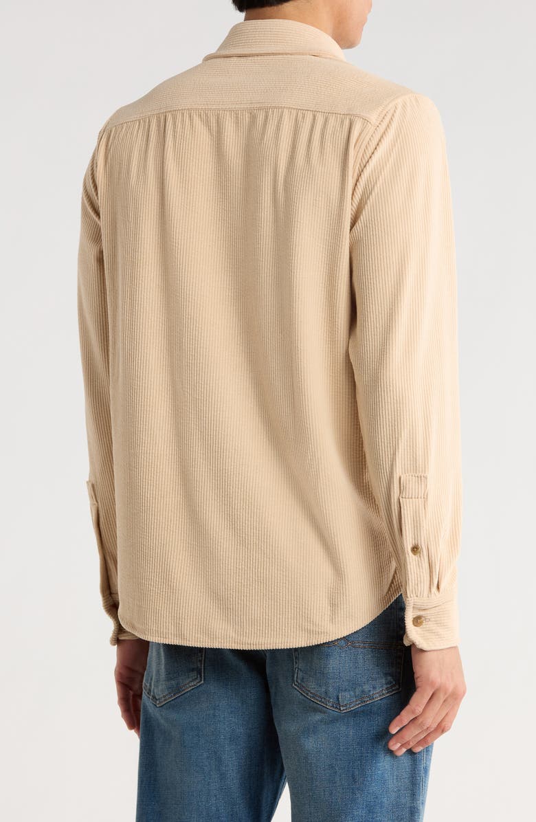 Lucky Brand Mason Corduroy Twill Button-Up Shirt, Alternate, color, Ginger Root