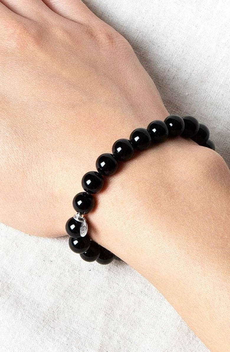 Tiny Rituals Tourmaline Energy Bracelet, Alternate, color, Black Tourmaline