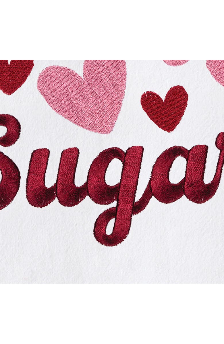 C&F Home Hey Sugar St. Valentines Kitchen and Bathroom Embroidered Hand Towel, Alternate, color, Pink