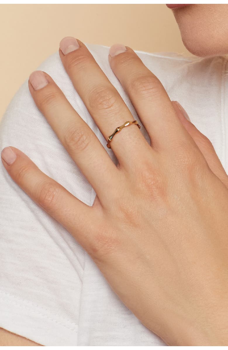 Oradina 14K Yellow Gold Amalfi Ring, Alternate, color, Yellow Gold