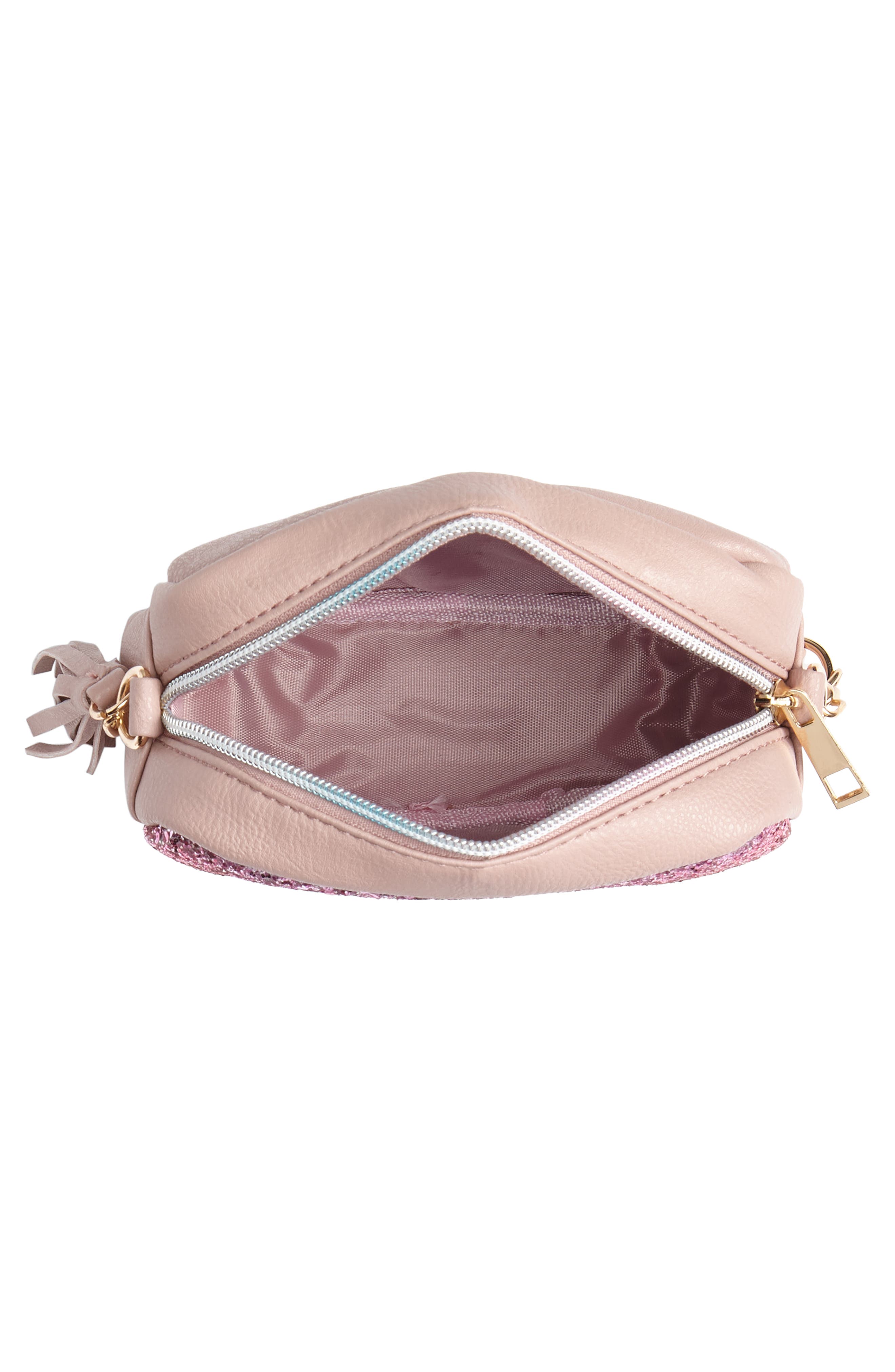 OMG Accessories OMG Glitter Crossbody Bag, Alternate, color, 