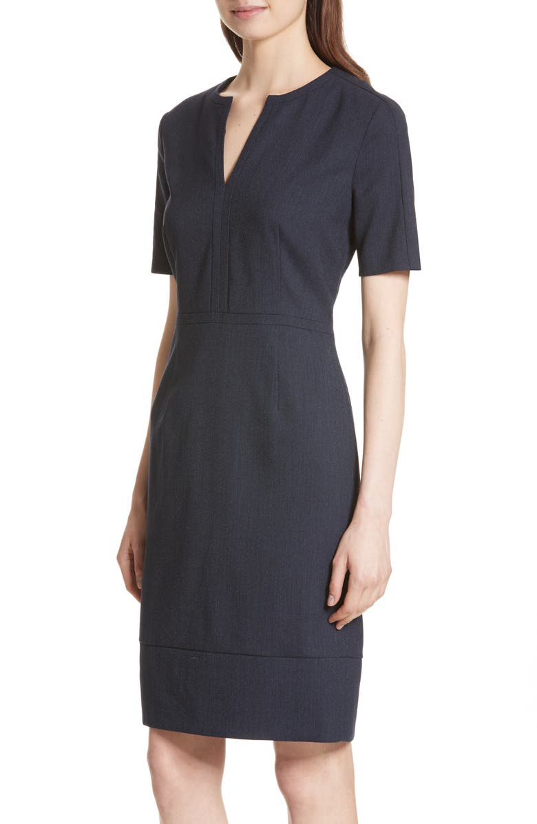 BOSS Dalesana Sheath Dress, Alternate, color, 