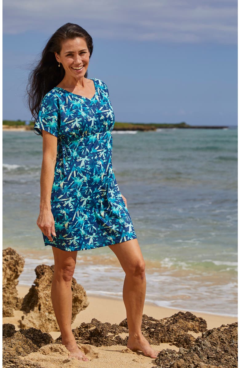 UV Skinz Short Cover-Up, Alternate, color, Tie-Dye Burst