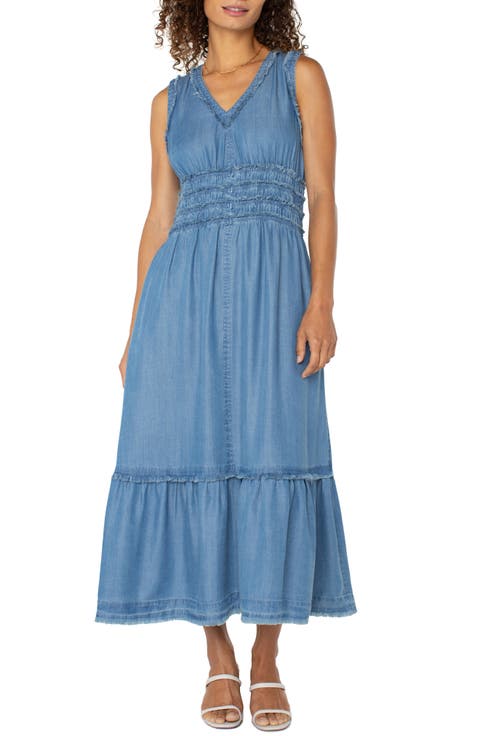 Denim Maxi Dress (Delwood)