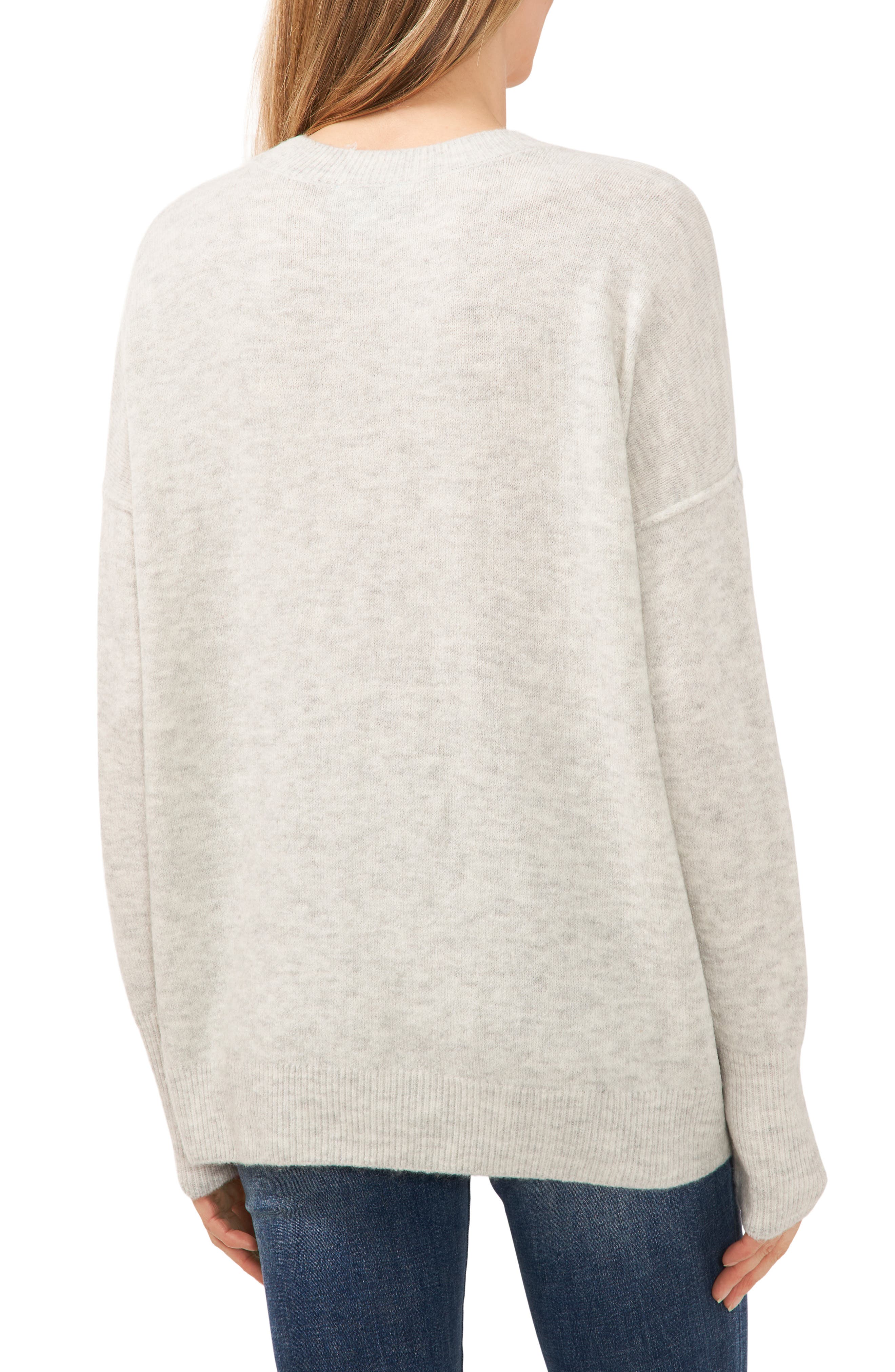 Rhinestone Embellished Crewneck Sweater - image 2