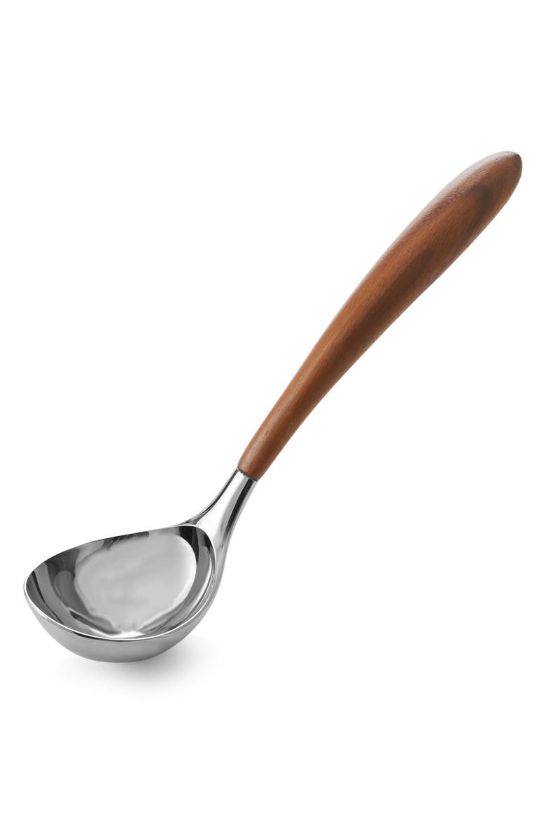 Nambé 'Curvo' Ladle, Alternate, color, Silver