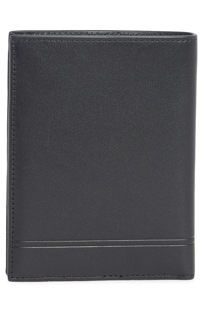 TUMI Leather Passport Case, Alternate, color, Black