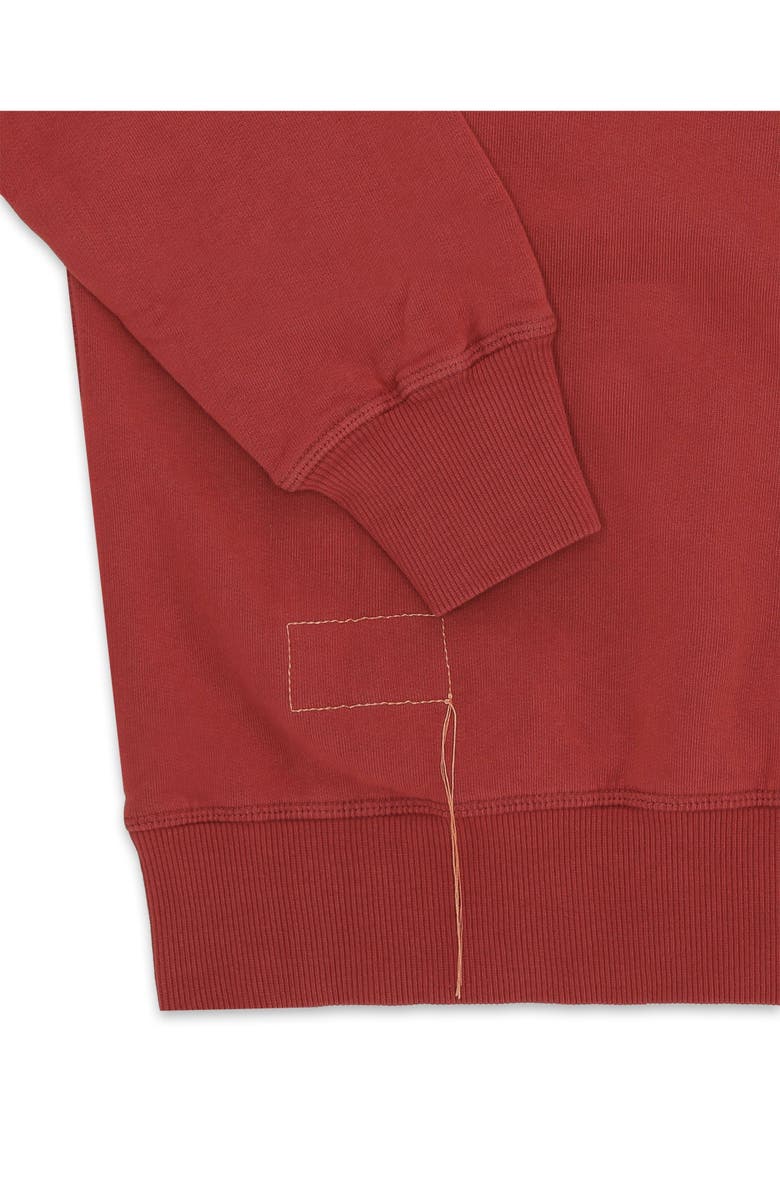 Fortela Harvard Printed Sweatshirt, Alternate, color, Burgundy