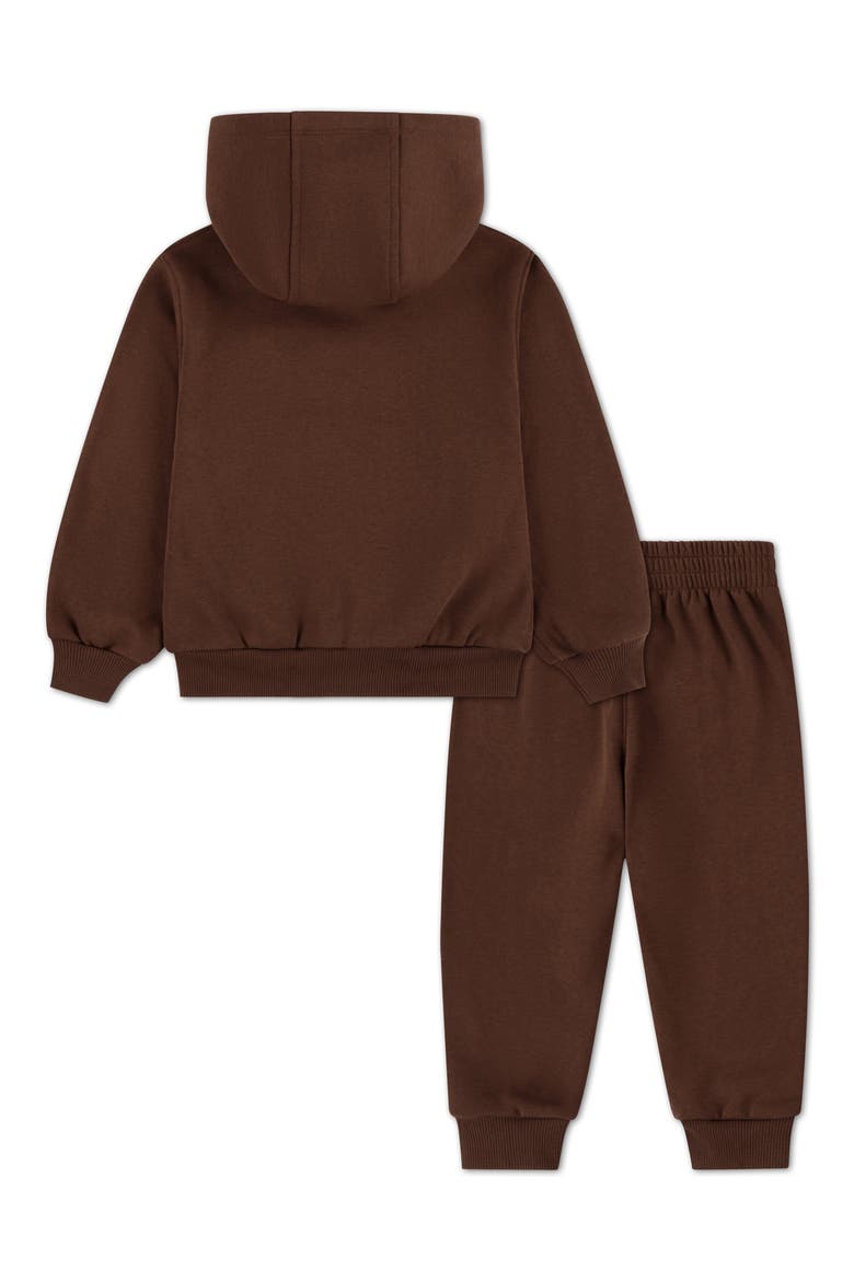 Kids' Futura Wrap Fleece Pullover Hoodie & Joggers Set, Alternate, color, CACAO WOW