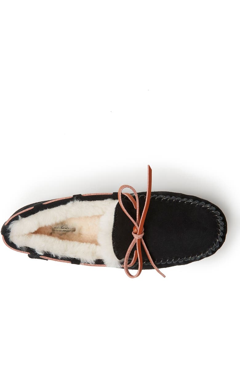 FIRESIDE BY DEARFOAMS Victoria Genuine Shearling Lined Slipper, Alternate, color,