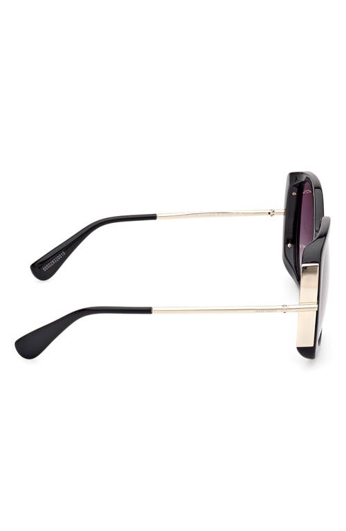 Max Mara Malibu 58mm Gradient Butterfly Sunglasses In Multi