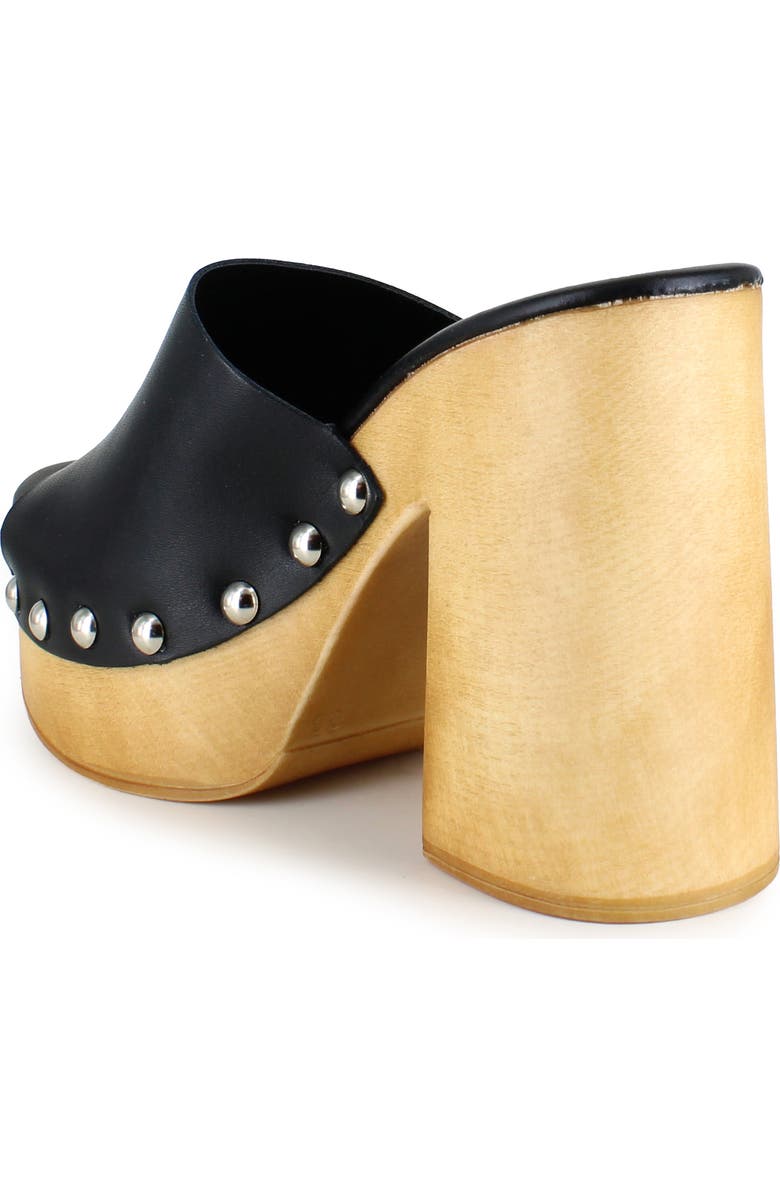 Candie's Platform Sandal, Alternate, color, Black Leather