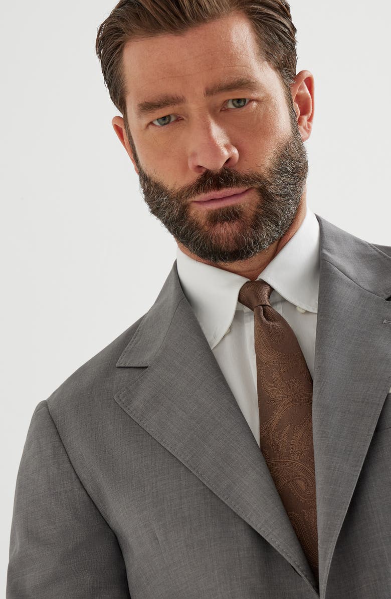 Brunello Cucinelli Deconstructed blazer, Alternate, color, Grey