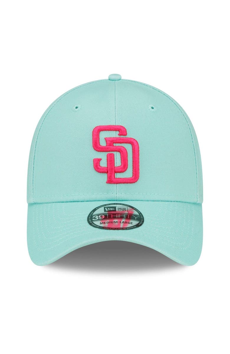 New Era Men's New Era Mint San Diego Padres 2022 City Connect 39THIRTY Flex Hat, Alternate, color,