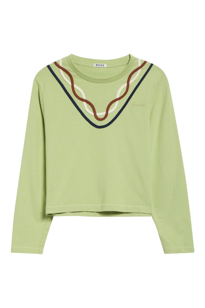 Sidewinder Long Sleeve Cotton T-Shirt, Main, color, LIGHT GREEN