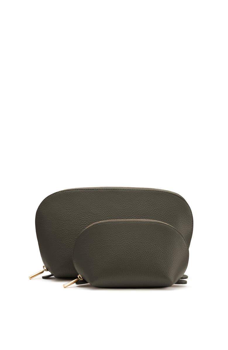 Cuyana Travel Case Set, Main, color, Dark Olive