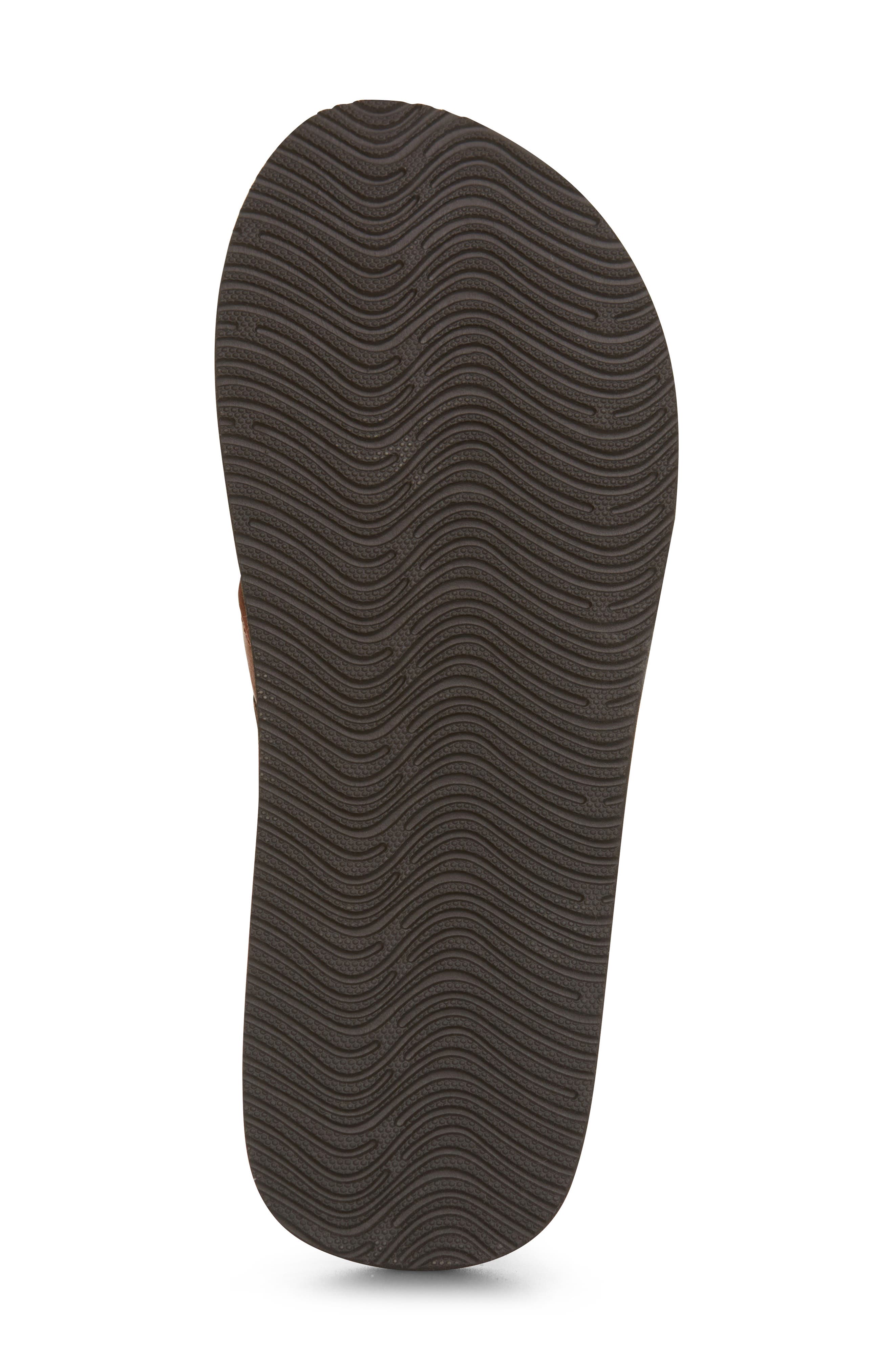 FLOOPI James Canvas Flip Flop, Alternate, color, Brown