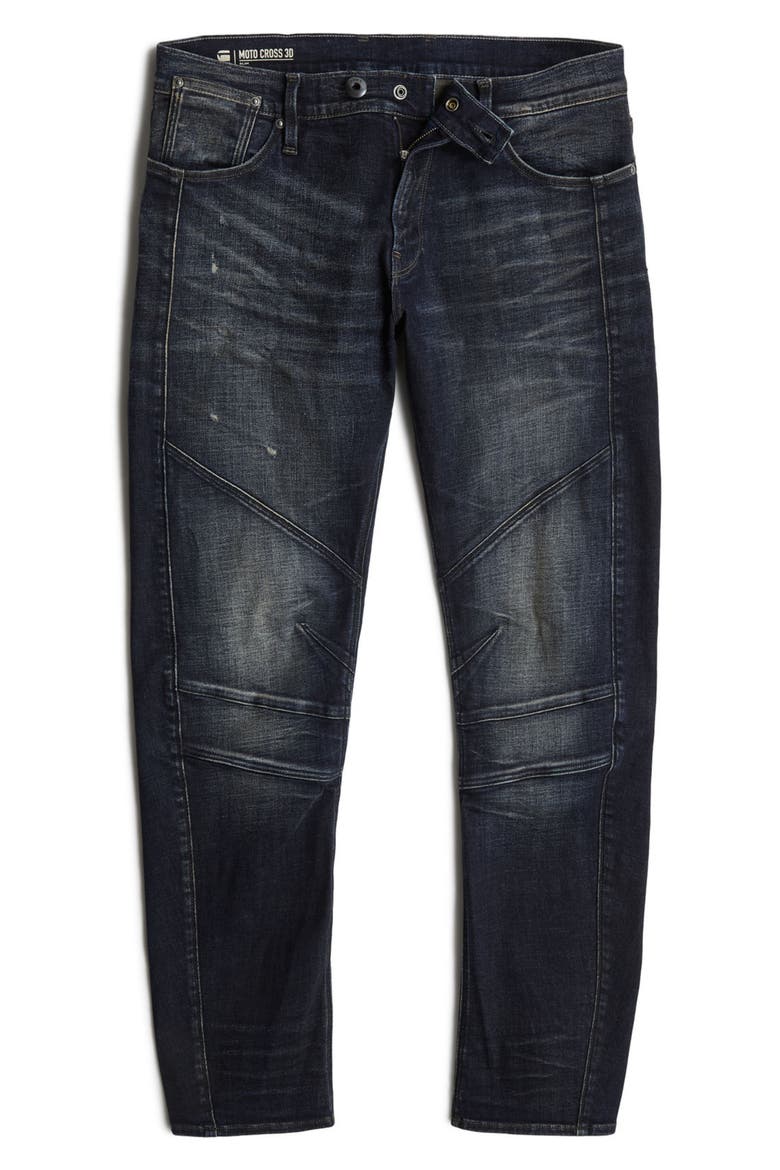 Moto Cross 3D Slim Fit Jeans, Alternate, color, WORN IN MTNS DESERT DESTROYED