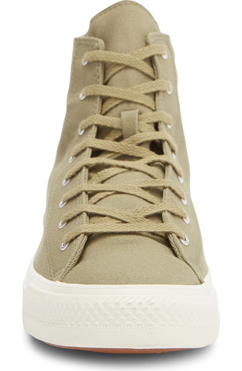 Converse Gender Inclusive Chuck Taylor<sup>®</sup> All Star<sup>®</sup> High Street Mid Cold Star Sneaker, Alternate, color, Mossy Sloth/ Egret