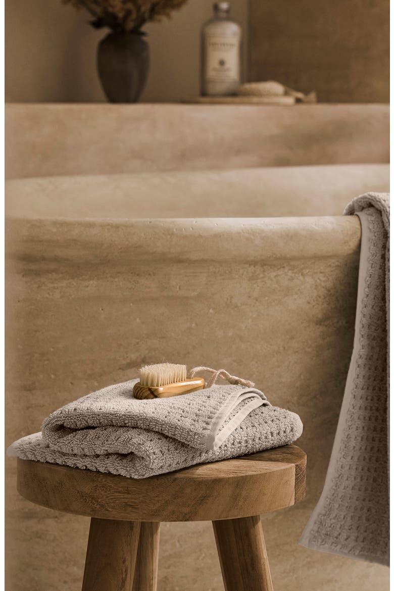 Set of 2 Turkish Waffle Hand Towels, Alternate, color, OAK