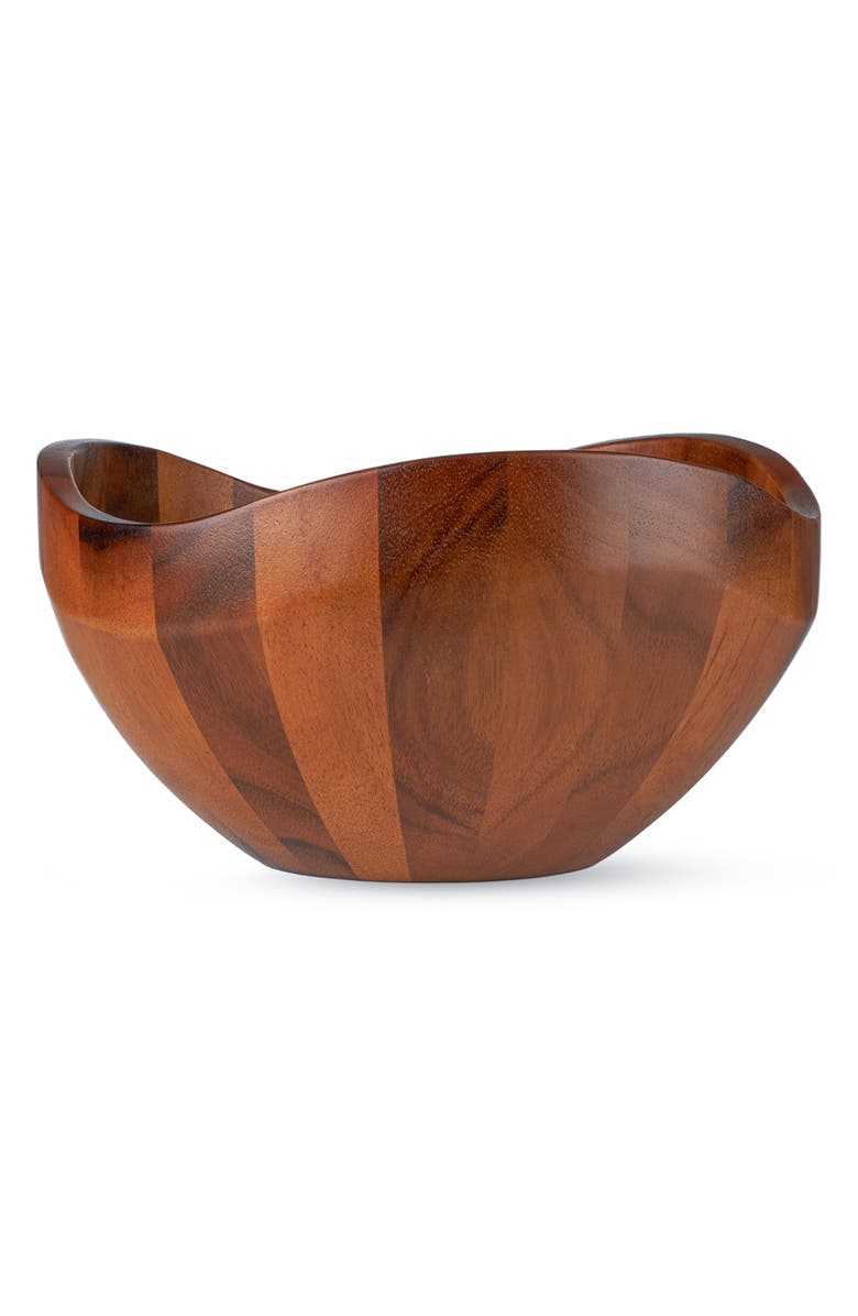Nambé Billow Salad Bowl & Servers Set, Alternate, color, 