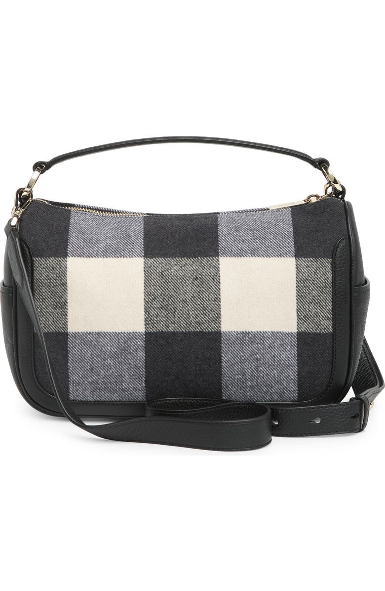 Kate Spade New York smoosh check crossbody bag, Alternate, color,