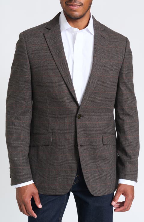 Brown Plaid Blazer