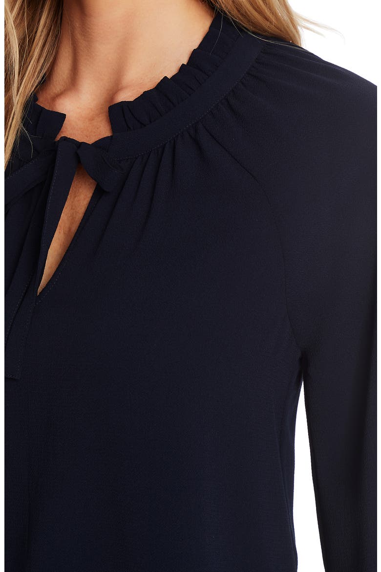 Tie Sleeve Blouse, Alternate, color, NIGHT SHADE