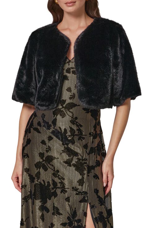 Faux Fur Capelet