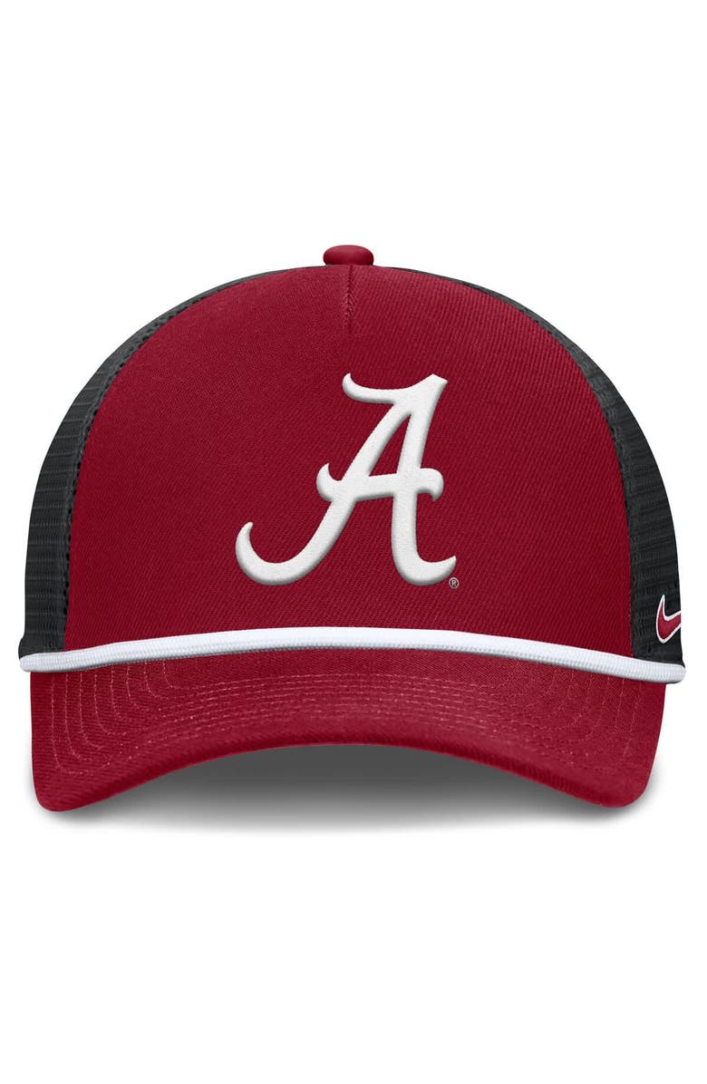 Nike Men's Nike Crimson Alabama Crimson Tide Rise Primetime Trucker Adjustable Hat, Alternate, color, 