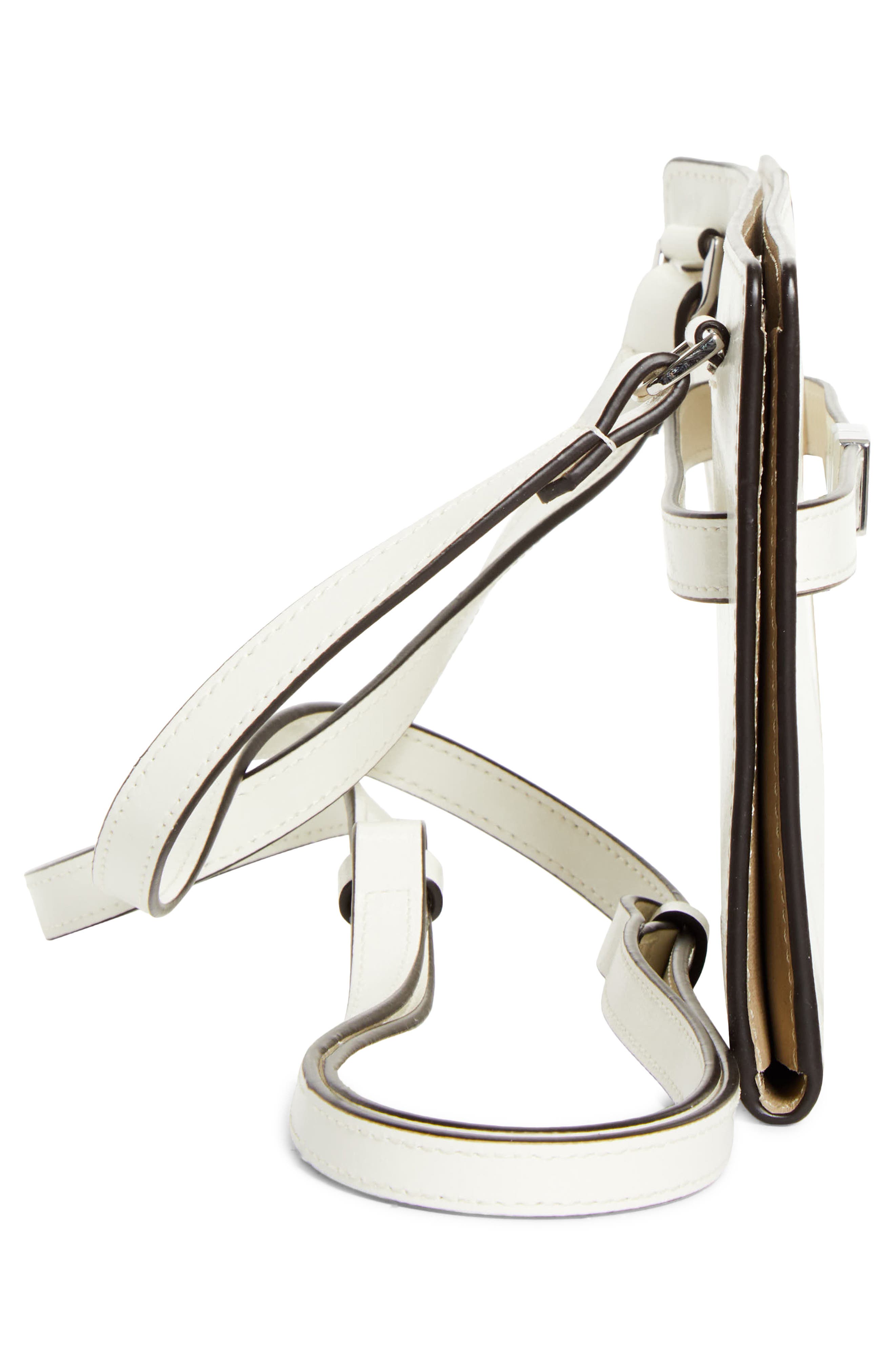 Belted Crossbody Bag, Alternate, color, OFF-WHITE