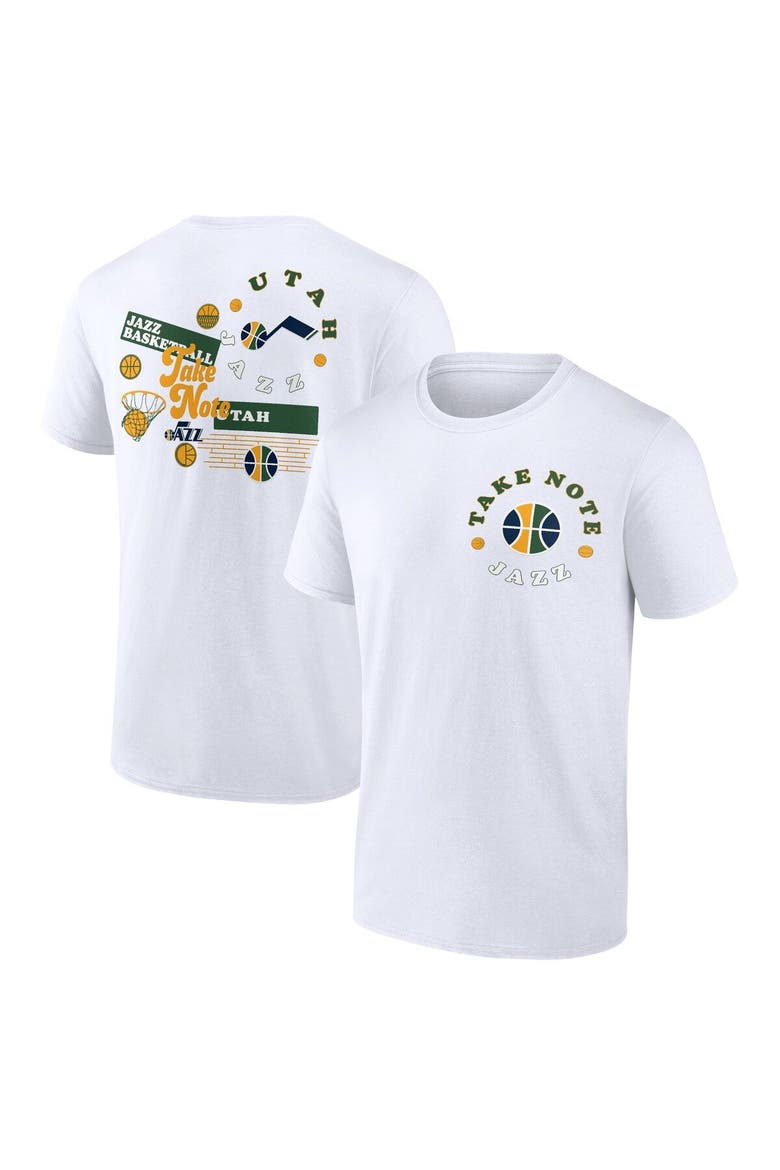 Men's Fanatics Branded White Utah Jazz Street Collective T-Shirt, Main, color, White