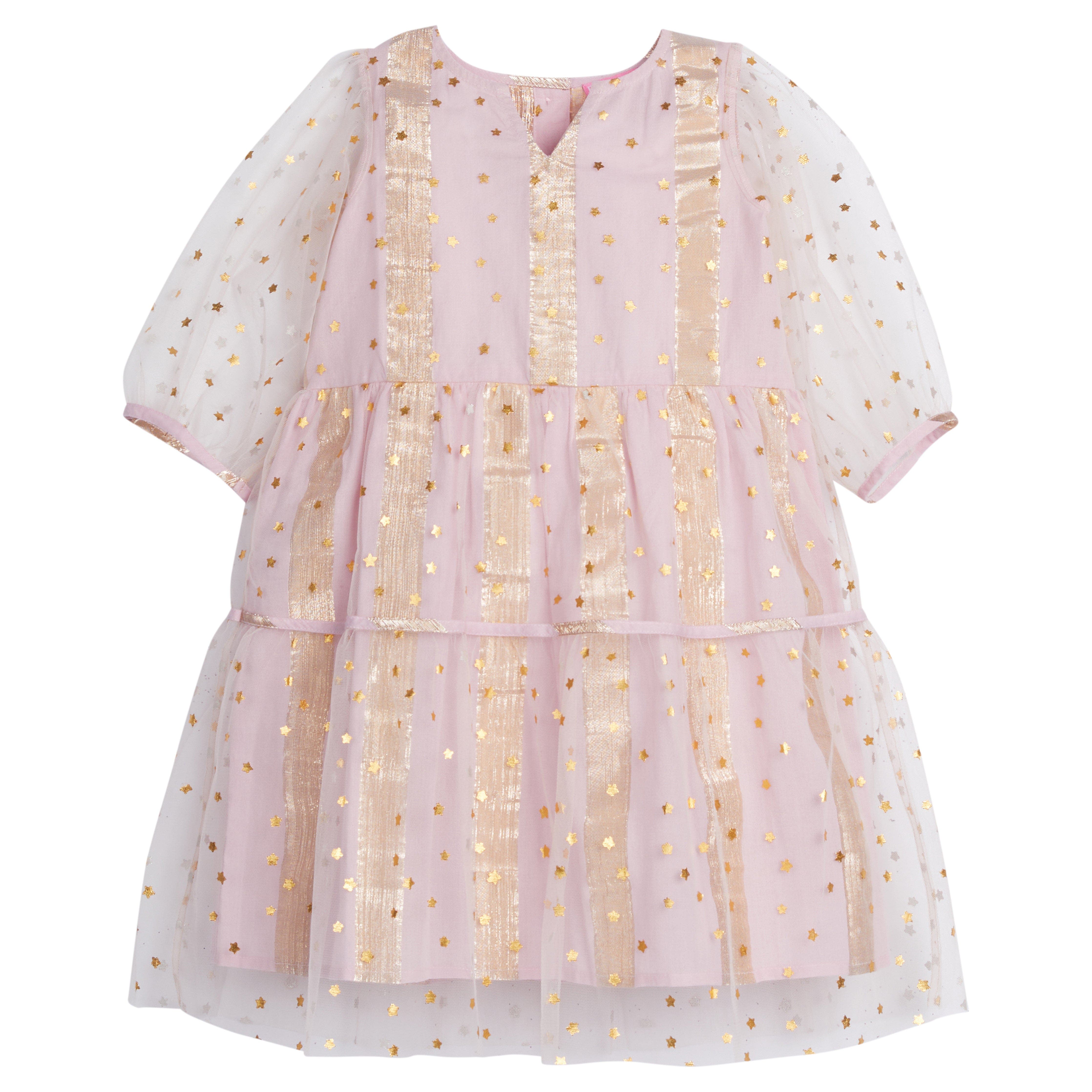 selected Pink Metallic Stars/Stripes