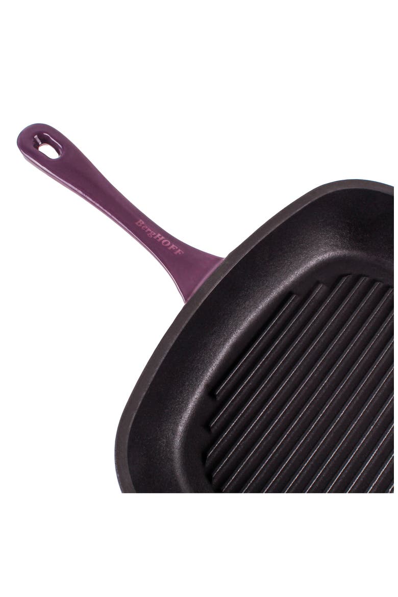 Neo Cast Iron 4-Piece Cookware Set, Alternate, color, PURPLE