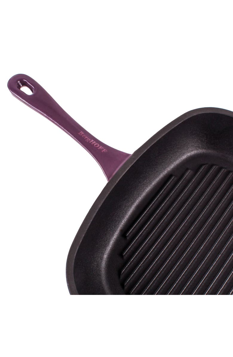 BergHOFF Neo Cast Iron 4-Piece Cookware Set, Alternate, color, Purple