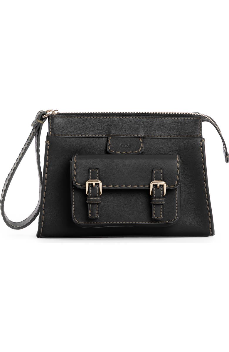 Chloé Edith Leather Wristlet, Main, color,