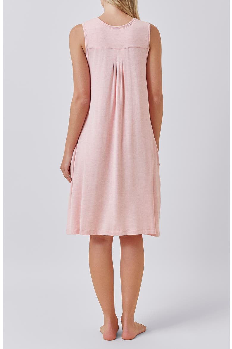 Caty Soft Pleat Nightgown, Alternate, color, PINK
