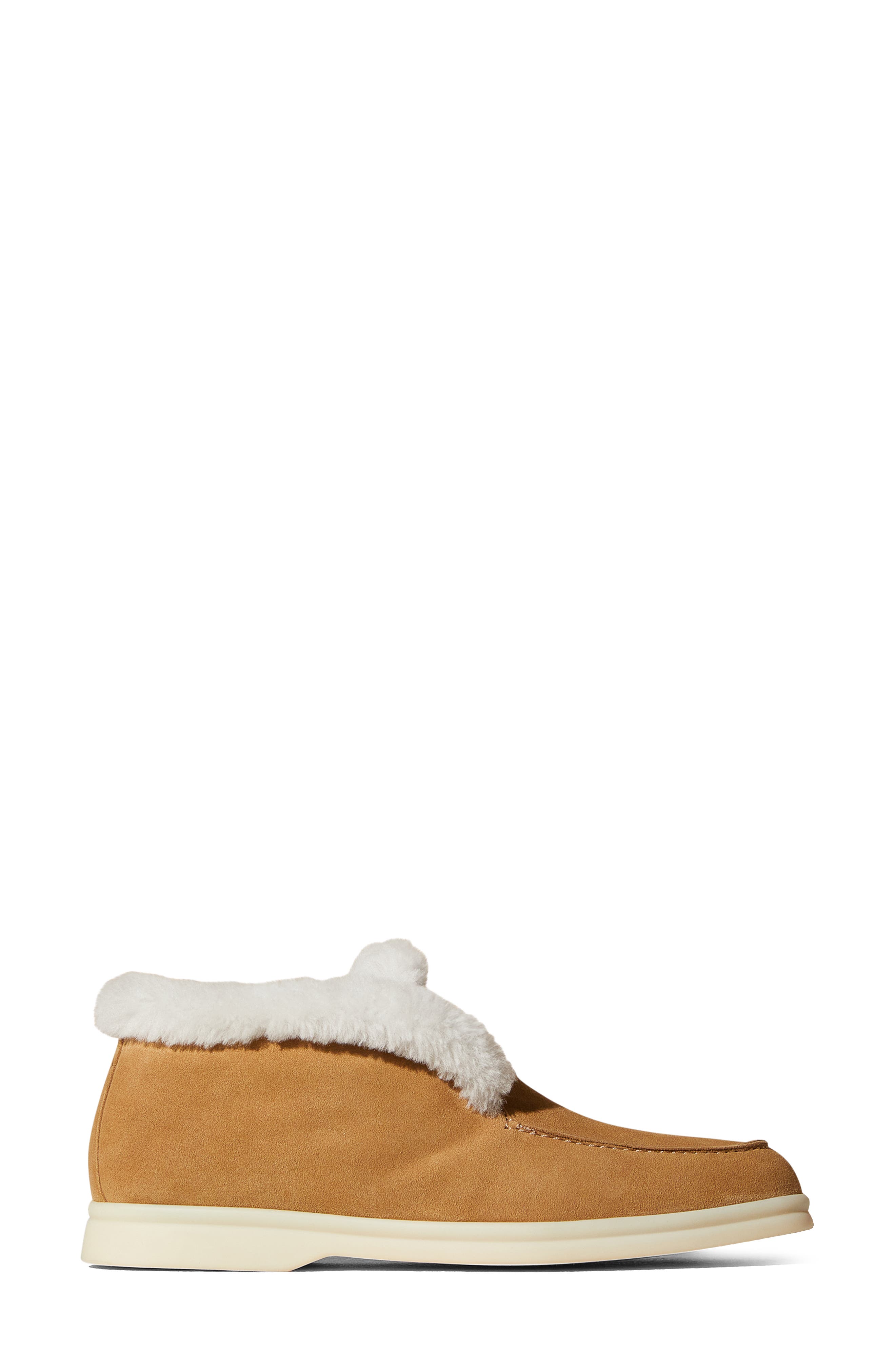 Loro Piana Open Walk Genuine Shearling Bootie, Alternate, color, 