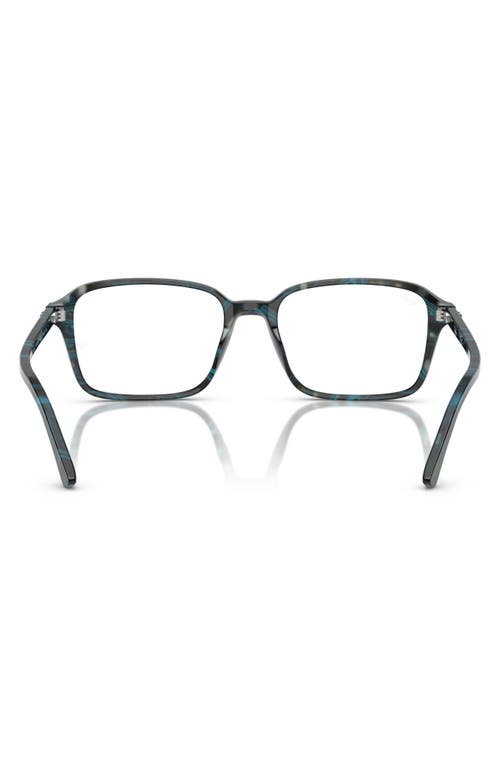 Ray Ban Ray-ban 56mm Square Optical Glasses In Fantasy Blue