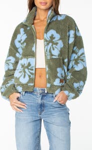 Roxy Cold Surf High-Pile Fleece Jacket