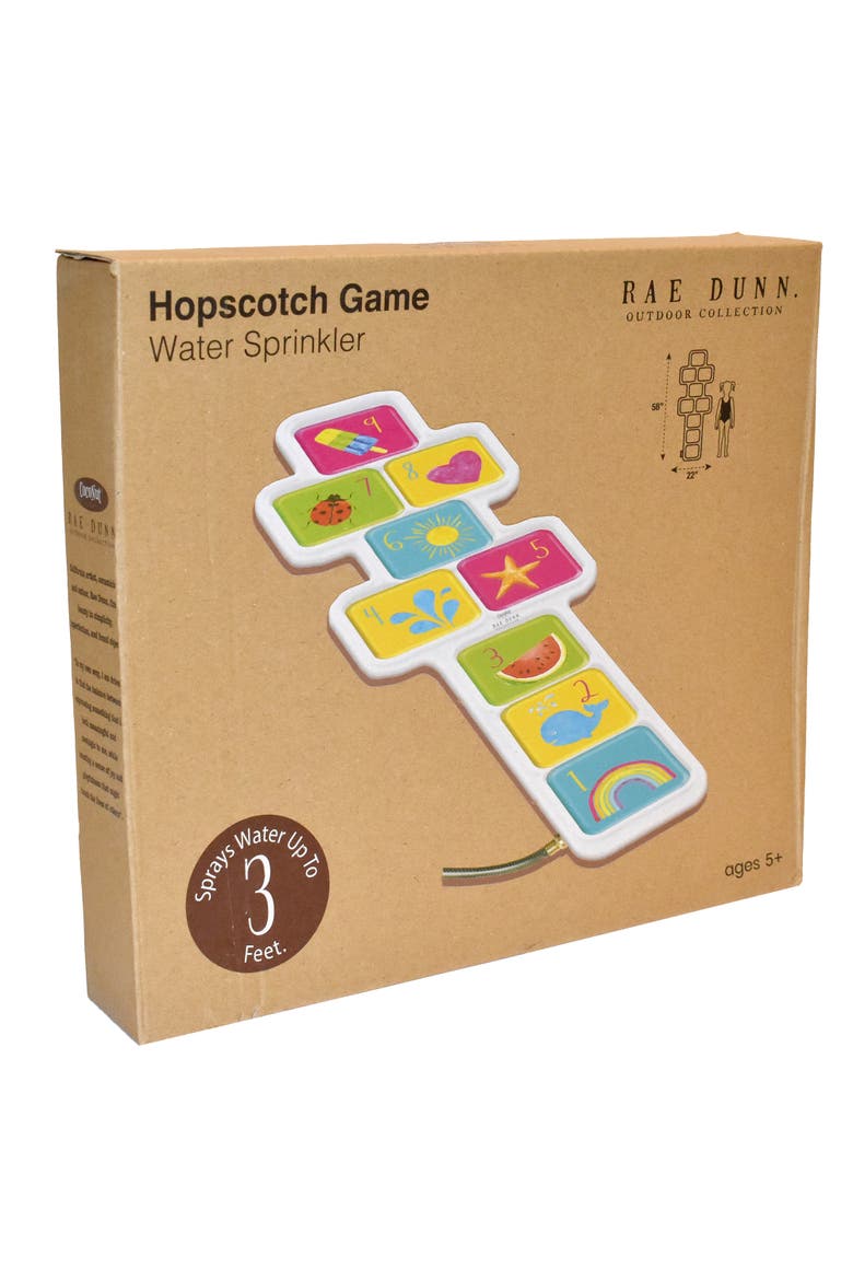 Hopscotch Game Water Sprinkler 58X22 Inch, Coconut Float, Age 5+, Alternate, color, Multicolored
